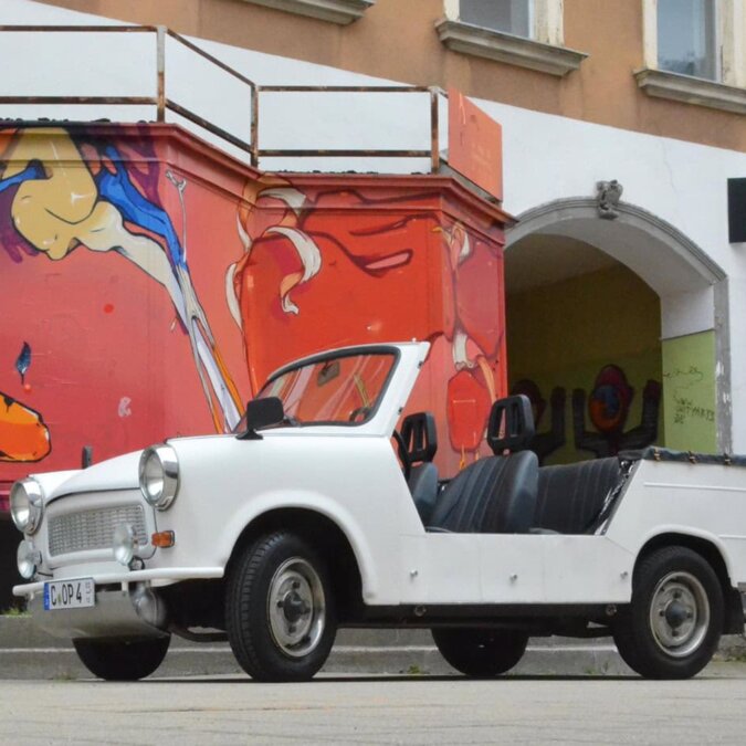 railtour Trabi fahren in Chemnitz | © Erlebnisfarbrik Chemnitz