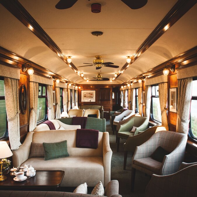 Salon Wagen Royal Scotsman | © Belmond Salon Wagen Royal Scotsman | © Belmond
