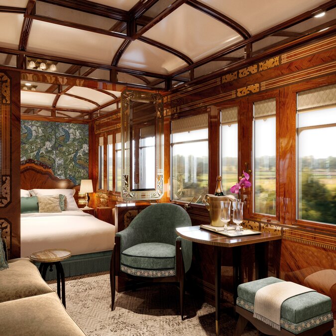 Grand Suite Royal Scotsman | © Belmond Grand Suite Royal Scotsman | © Belmond