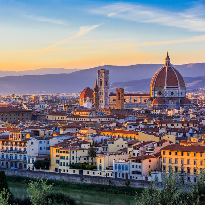 View of Florence after sunset | © Shutterstock 230424784