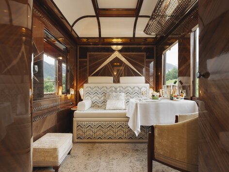 Suite on the Venice Simplon-Orient-Express | © Belmond
