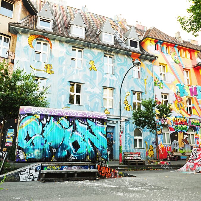 Photo of Kiefernstrasse in Düsseldorf.  | © Düsseldorf Tourismus GmbH