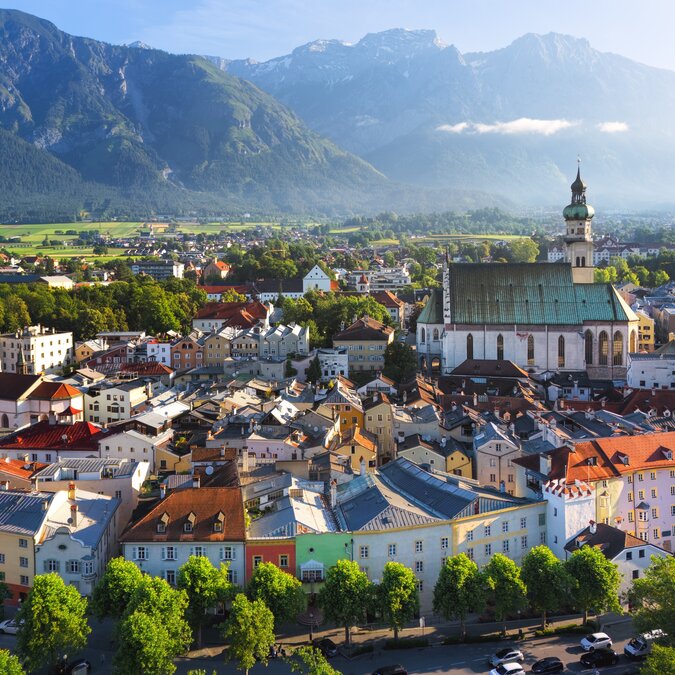Historic hall in the old town of Tyrol, Alps, Austria | © Shutterstock 2482347611