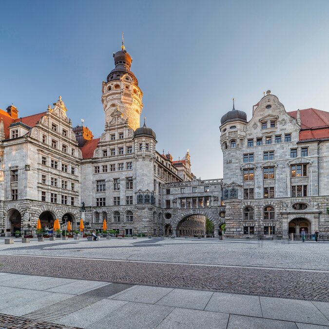 Place de l'hôtel de ville à Leipzig | © shutterstock_2504282561