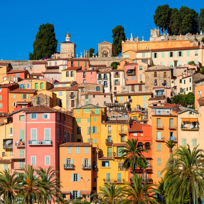 The old town of Menton | © shutterstock_515483761