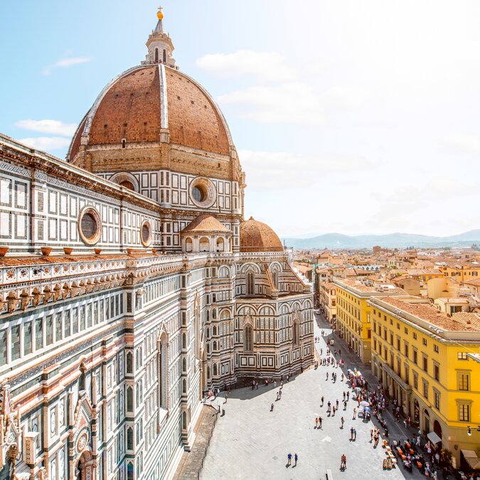 Kuppel der Kirche Santa Maria del Fiore in Florenz | © Shutterstock 476859262