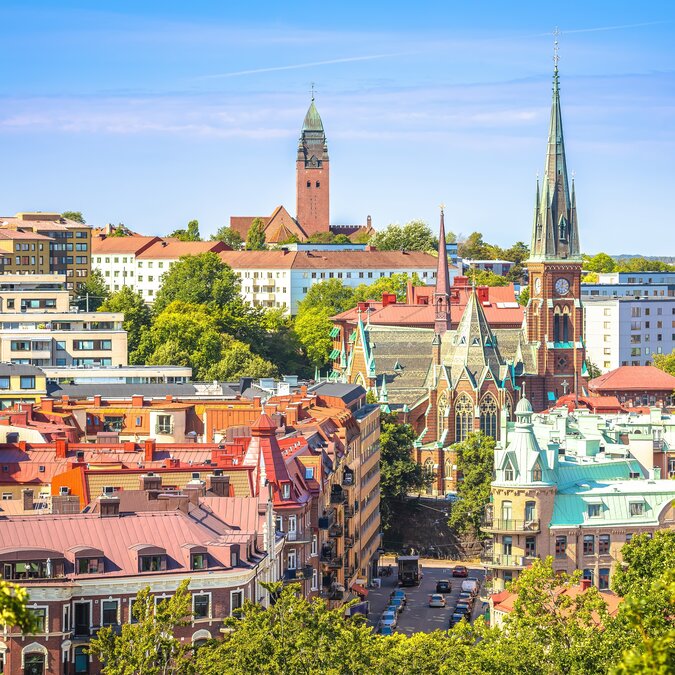 City of Gothenburg rooftops with panoramic view | © shutterstock / 2382989225