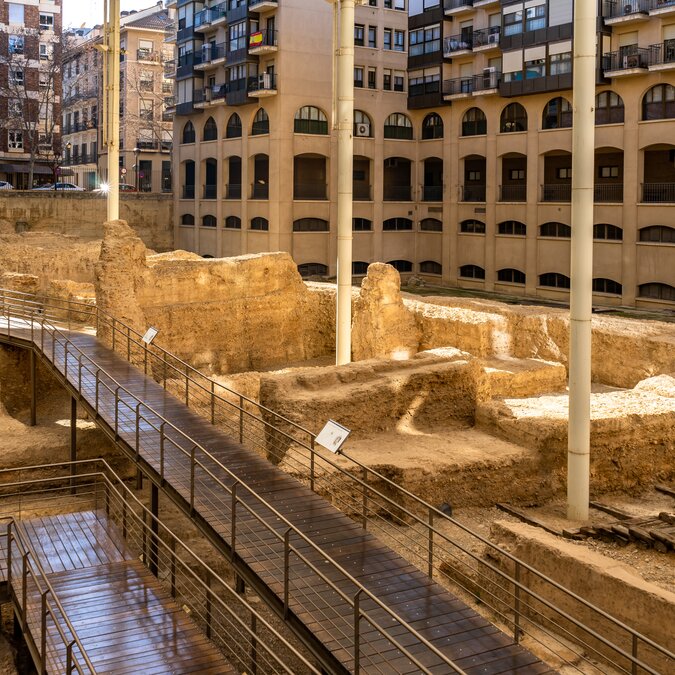 römisches Zaragoza | © shutterstock_1335805565